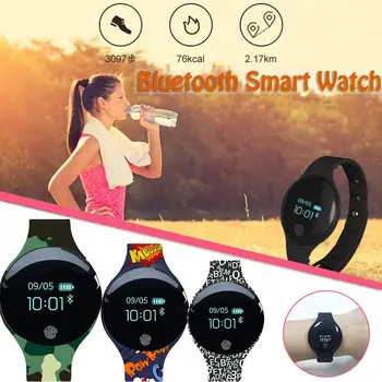 

TLW08 Bluetooth Smart Watch Women Waterproof Bracelet Band Fitness Tracker Wristband SMS QQ Pedometer Sports Smartwatch IP65