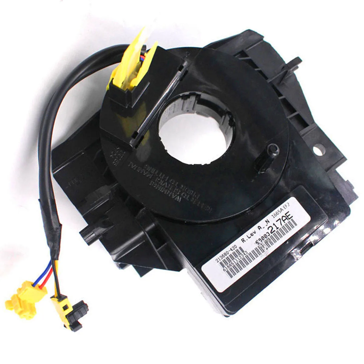 

1pc Air Bag Spiral Cable Wire Clock Spring For Jeep Dodge Chrysler For Auto Car Styling Accessories For Vehicle (Black)