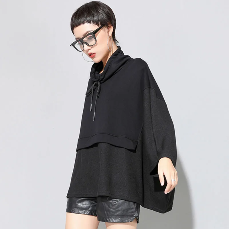 Европейская мода женская футболка с капюшоном хлопковая Повседневная новинка