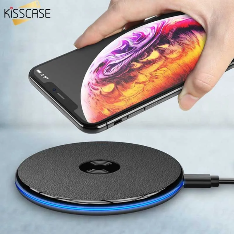 KISSCASE Qi Fast Wireless Charger For Samsung S10 Plus
