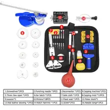 48pcs/set Pro Watch Repair Tool Set Watch Case Opener Link Pin Remover Watch Tools reloj Accessories updated deluxe suction case opener set watch case opener set with 8 dies and handle