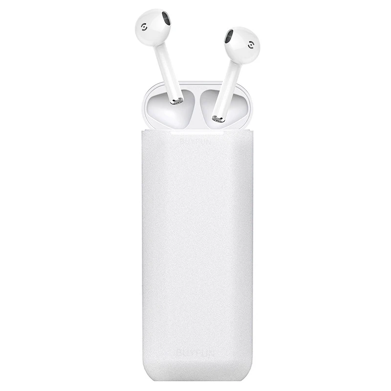 

Bluetooth v5.0 wireless earphones 3000mAh powerbank charging case 2 in 1 tws mini touch control earbuds portable polymer battery