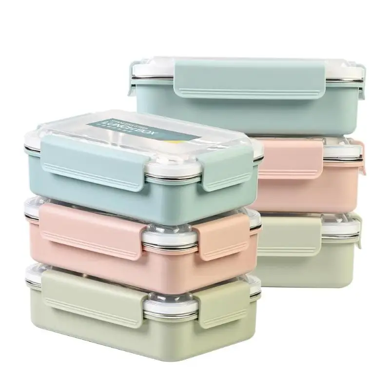 Portable Stainless Steel Lunch Box Thicken Food Rice Container Warmer