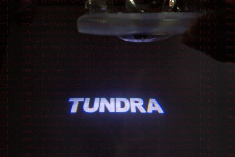 2x изготовленный на заказ светильник вежливости, без дрели светодиодный светильник для двери автомобиля Добро пожаловать s Ghost Проектор Лазерная лампа с логотипом для Toyota Tundra 2008