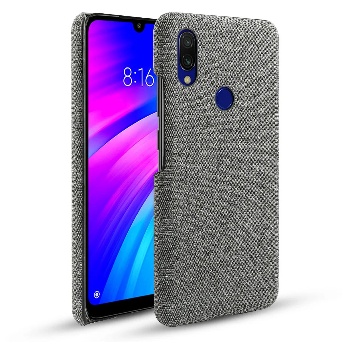 

CASEWIN For Xiaomi Redmi 7 Case Luxury Slim Retro Woven Fabric Cloth Anti-scratch PC Hard Cover For Xiaomi Redmi 7 Redmi7 Case