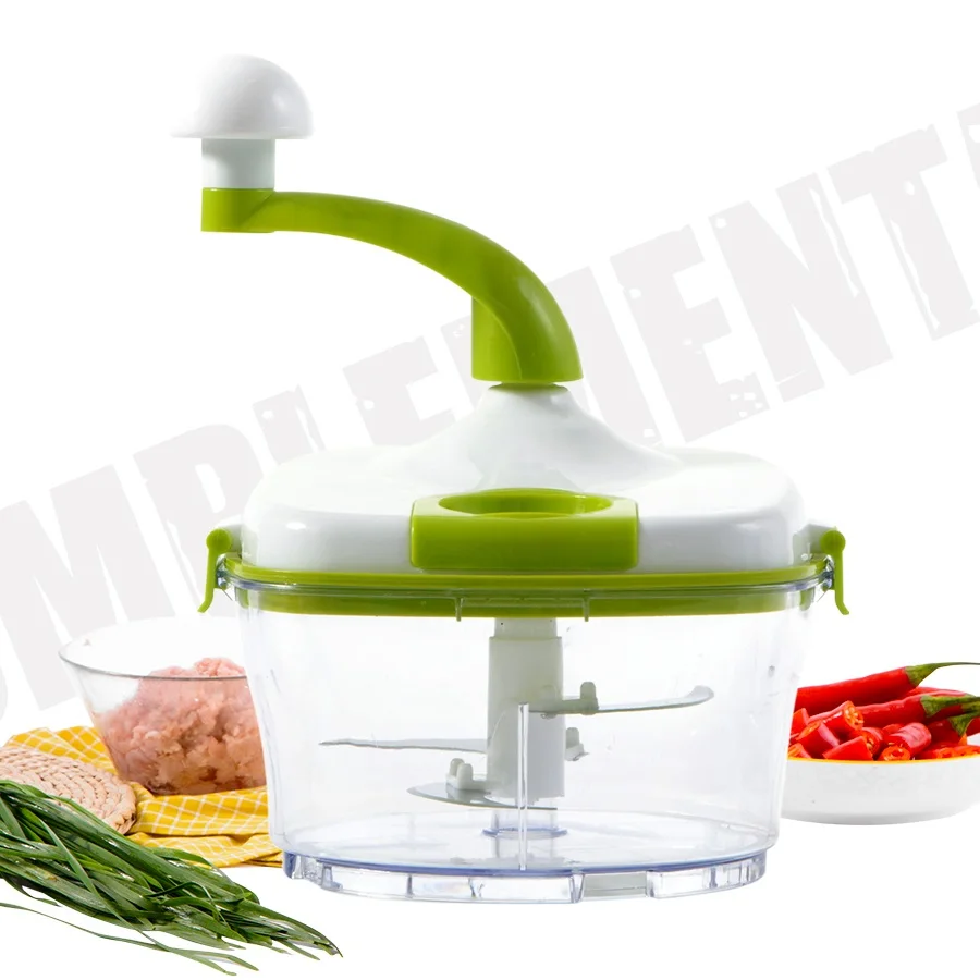

Multifunctional 3 Blades Egg Separator Manual Food Processor For Meat Vegetable Convenient Blender Mixer Food Grinder