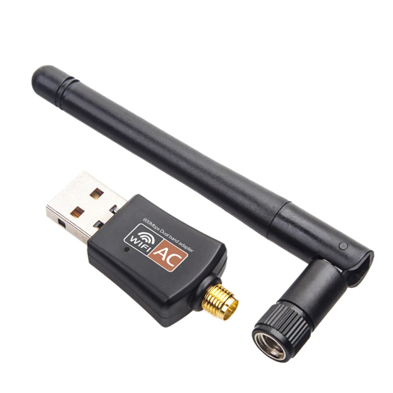 Мини 5 ГГц 2 4 600 Мбит/с Беспроводной двухдиапазонный 802.11ac USB WiFi адаптер RTL8811AU для