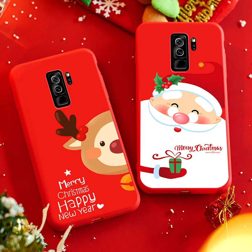 Чехол ASINA с Санта-Клаусом для Samsung Galaxy S9 Plus Рождественский чехол S7 S8 A5 2017 A8 2018 Note 9 J7 |
