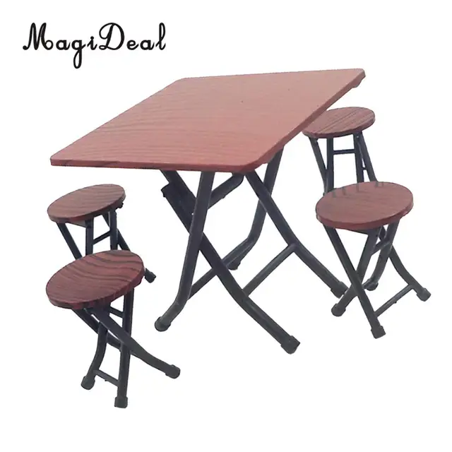 Special Offers 1/12 Miniature Dollhouse Room Furniture Kit Plastic Foldable Table Chair Set for Living Room/Dining Room/Kitchen Decoration Special Offers 1/12 Miniature Dollhouse Room Furniture Kit Plastic Foldable Table Chair Set for Living Room/Dining Room/Kitchen Decoration