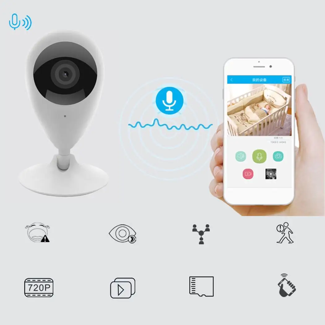 

Digital Night Vision Wireless Baby Safe Monitor 5V Camera CMOS Stylish design with distinctive look. 2.5mm Home