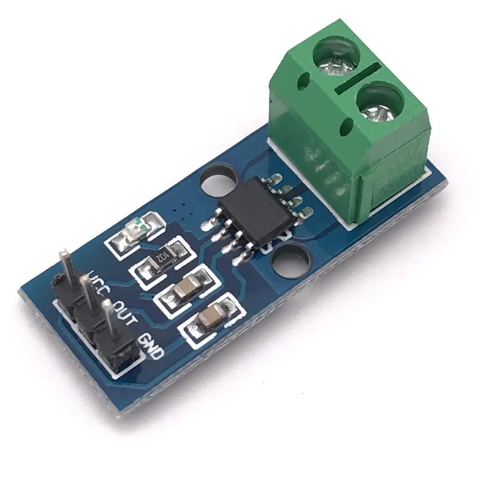 LanLan ACS712 20/30a модуль датчика тока VCC/2 Напряжение 5 ампер общий Холла измерительный