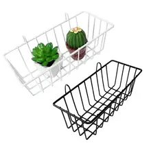 Grid korb Haushalt Topf lagerung korb schmiedeeisen wand lagerung rack Dekorative blumentopf stehen Kreative Innen Aufhänger(China)