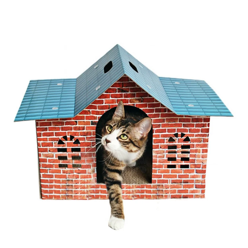 Us 206 10 Di Scontogatto Tiragraffi Divertente Che Fanno Gatto Giocattoli Fai Da Te Di Moda Per Animali Domestici Super Scratcher Gatto Di Casa