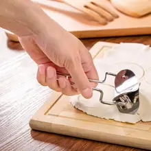 70 мм пресс для теста из нержавеющей стали для пельменей и вареников приспособление для лепки пельменей Кондитерские инструменты круг клецки устройство машина для приготовления клецки