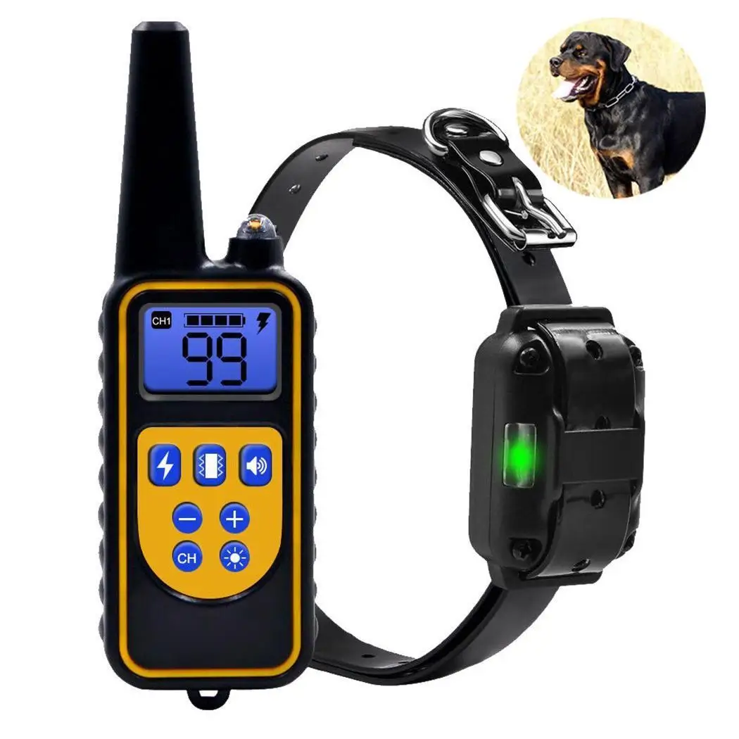 800 Meters Remote Control Dog Training Device 0 3kg Waterproof Pet Kit