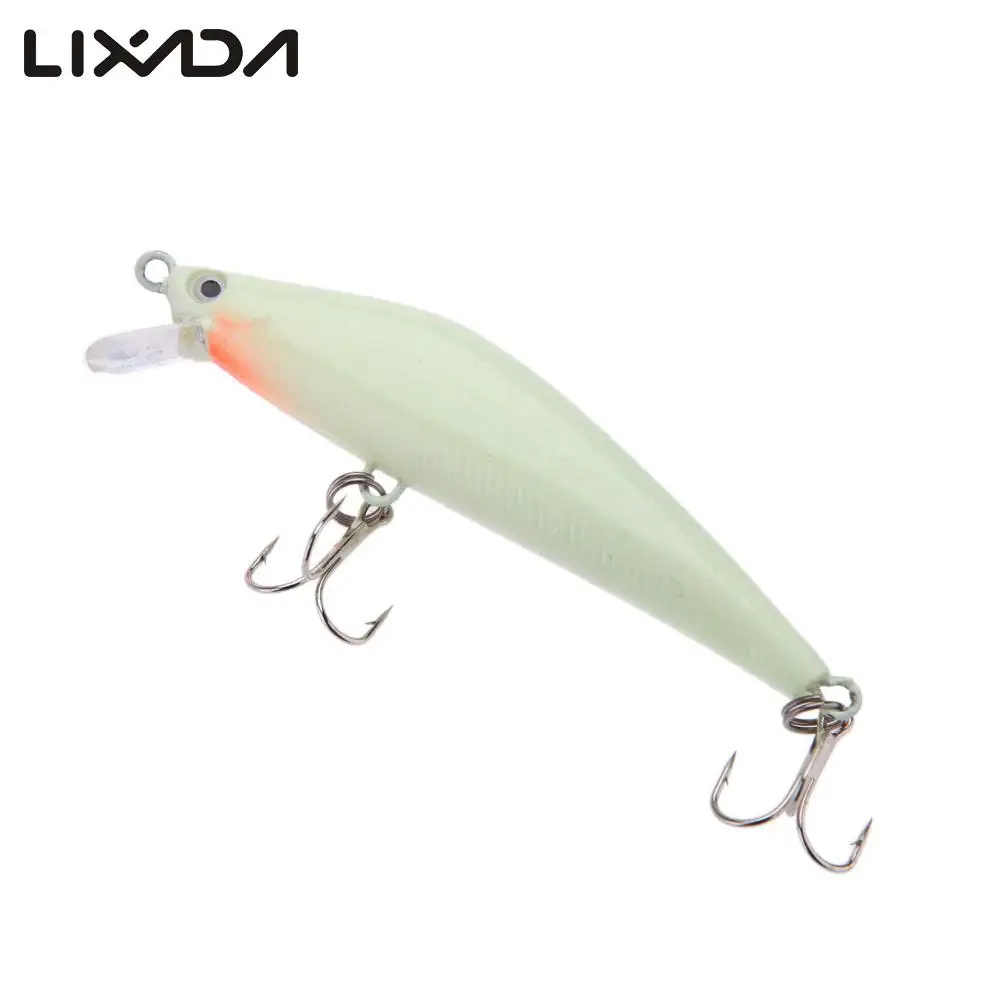 

Lixada Fishing Lure 3D Luminous Night Bait Minnow Lure Hard Crank Bait Lure Fish Hook 82mm 8g Artificial Lure for Pesca