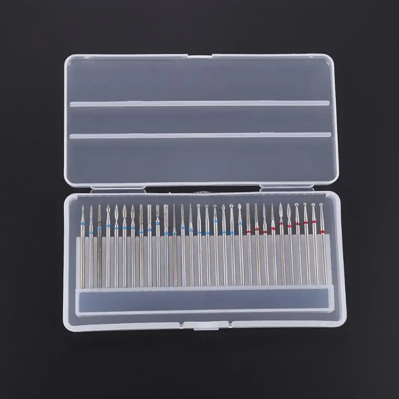 

30pcs/set Nail Drill Bit Manicure Machine Accessories Rotary Electric Nail Files Manicure Cutter Nail Art Remove Nail Polishment