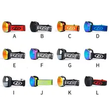 Лыжные очки для сноуборда PC ветрозащитная вентиляция взрослые двойные противотуманные анти-УФ двухслойные линзы Сферический лыжный очки