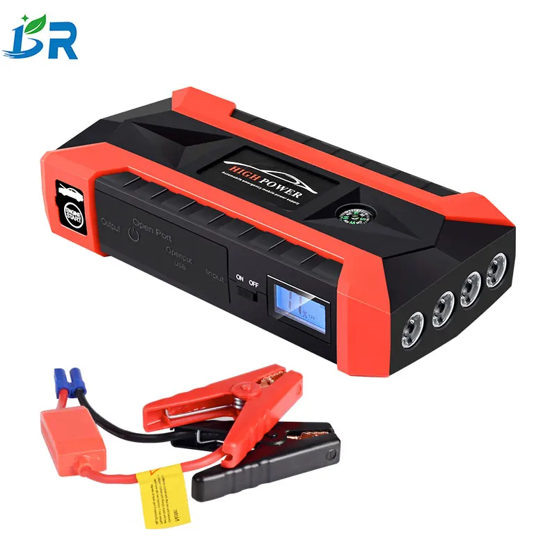  SOS Lights Car jump starter Car Charger Starting Device Power Bank Digitals Compass jumper LCD Disp