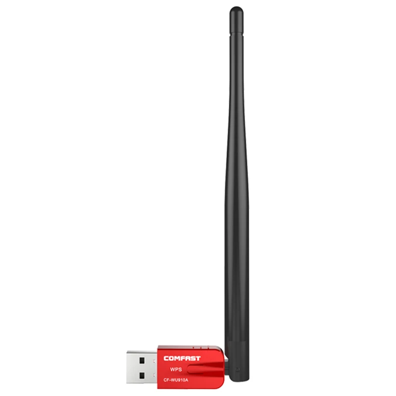 

Comfast Cf-Wu910A Dual Band 5.8G Usb Wifi Adapter 600Mbps Wifi Receiver Wireless Network Card Bluetooth 4. 2 Adapter Wifi Dong