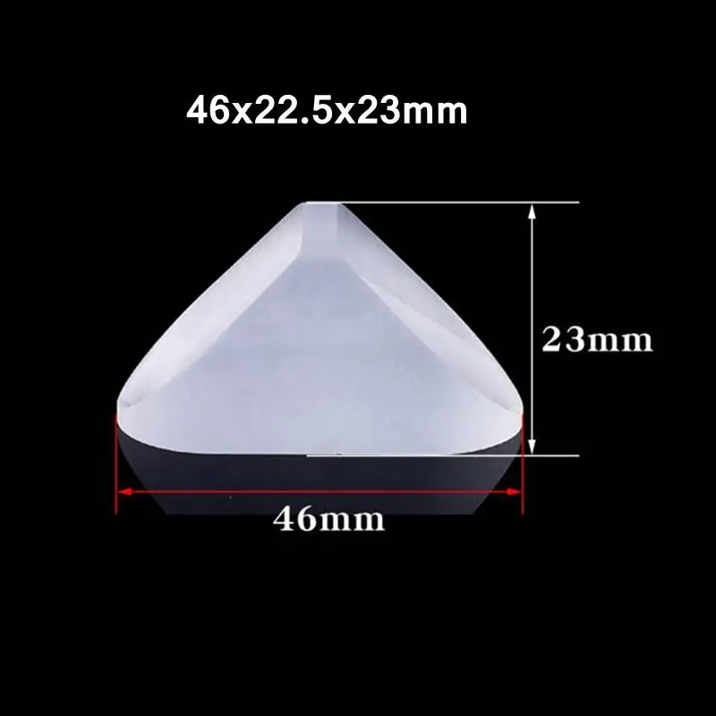 46x22 5x23 мм оптическое стекло треугольный правый угол lsosceles K9 Porro Prisms Lens для Оптики