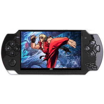 

New Coolbaby X6 Children Handheld Game Players 8GB 4.3 Inch Mp5 Video Game Console built-in 300 Game For GBA NES