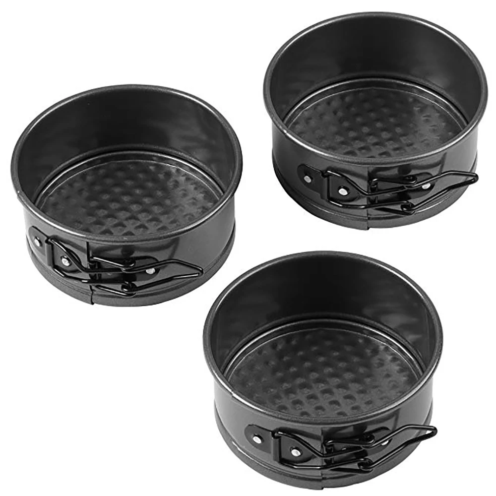 

3pcs/Set Round Cake Mold Kitchen Bakeware Baking Tools Birthday Cake Design Bakeware Pastry Tools Baking Pan Tray