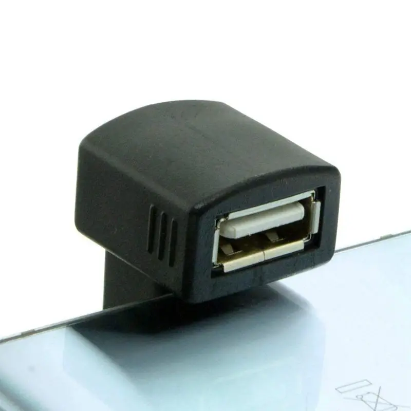 180 градусов вверх прямоугольный мини USB OTG к 2 0 Женский удлинитель адаптер для