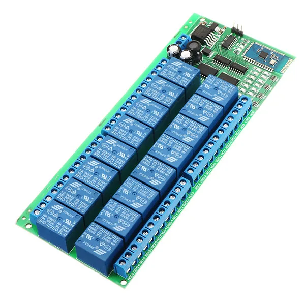 

DC 12V 16 Channel bluetooth Relay Board Wireless Remote Control Switch For Android Phones With bluetooth Functions
