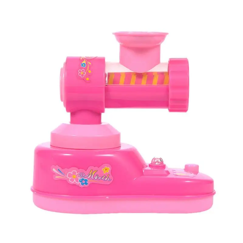 الاطفال الوردي دمية مصغرة البلاستيك الكهربائية اللحوم عدة طحن لعبة دمية أثاث مصغر لعب ل إكسسوارات دمي الأطفال الاطفال الوردي دمية مصغرة البلاستيك الكهربائية اللحوم عدة طحن لعبة دمية أثاث مصغر لعب ل إكسسوارات دمي الأطفال