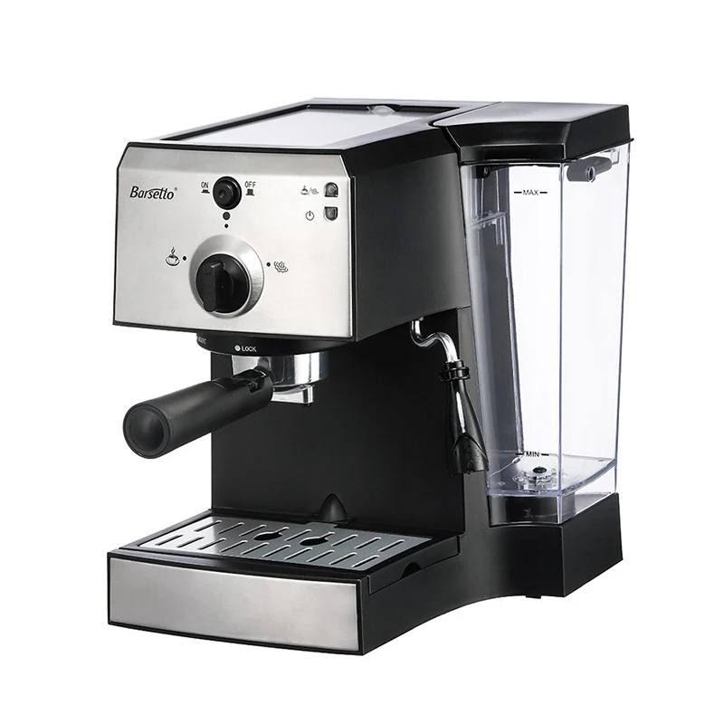

BARSETTO Muti-function Coffee Machine Espresso and Milk Foam 15Bar Pump Pressure Coffee Maker-EU Plug 1050W