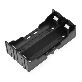 

Black Battery Holder 4 Pins for 2x18650 Rechargeable Li-ion Batteries