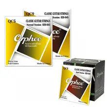 Orphee 6 шт./компл. классической гитары ясно нейлоновыми струнами Core с серебряным покрытием раны классический ra строки Аксессуары для гитары QC5/9