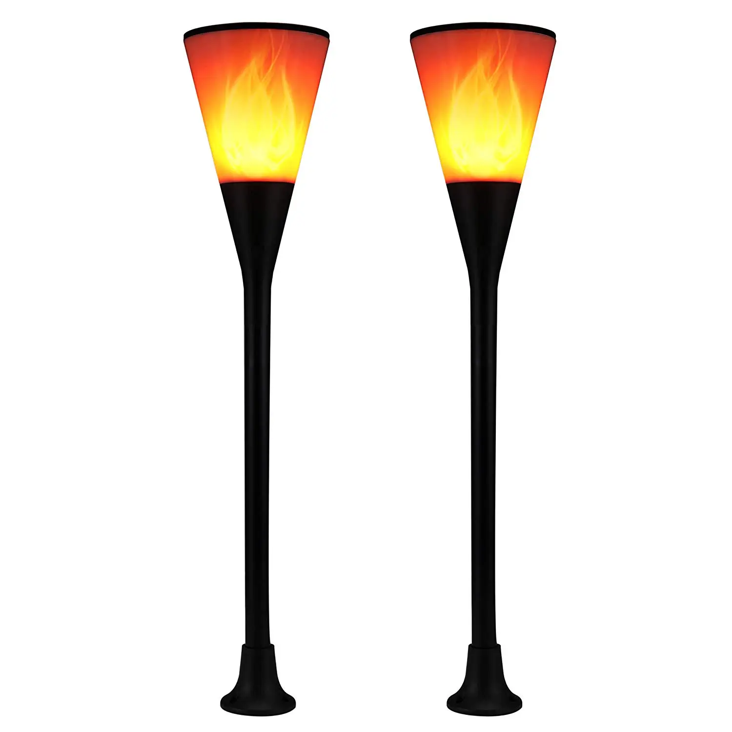 Solar Torch Lights 96 LED Waterproof Flickering Flame Torches Dusk to Dawn Outdoor Security Path Garden Light | Освещение