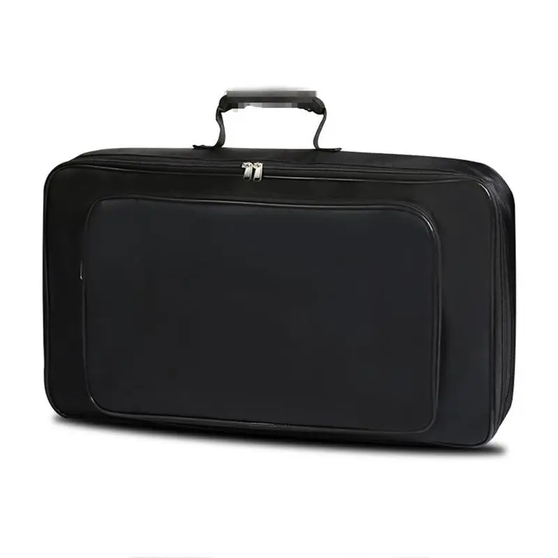 

60*33*10c Portable Guitar Effects Pedal Board Gig Bag Soft Case Big Style DIY Guitar Pedalboard Black Universal storage bag