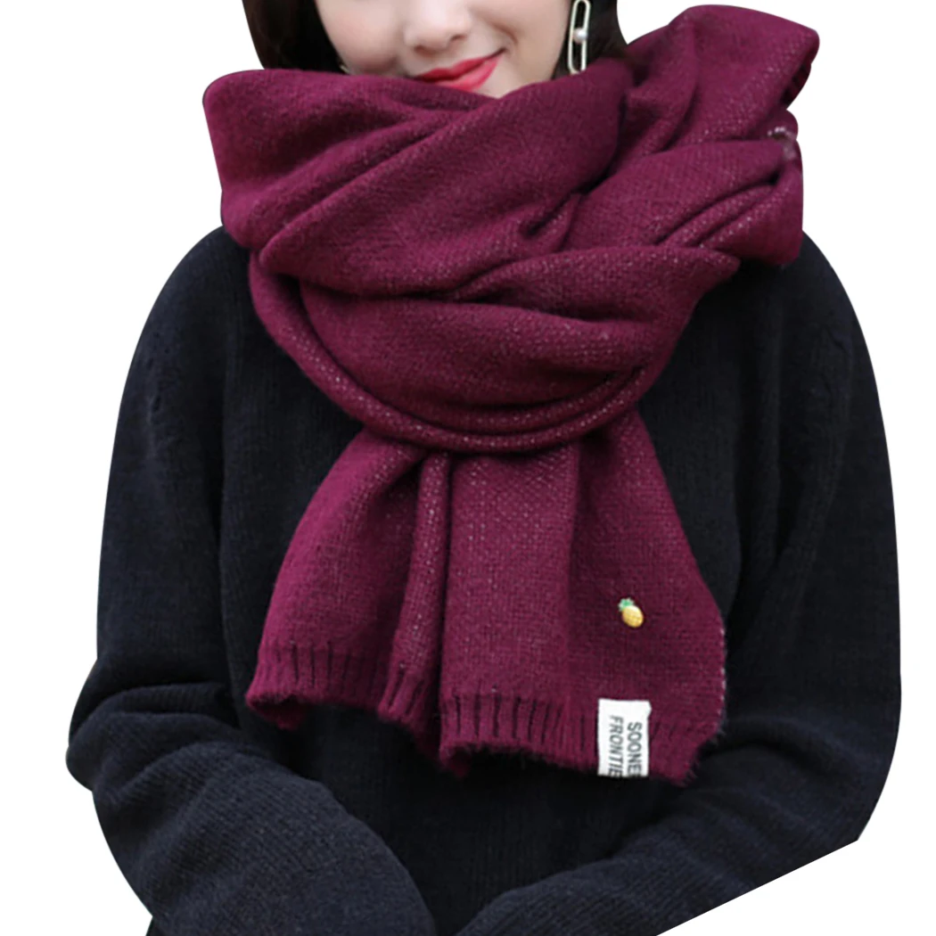 oversized thick scarf