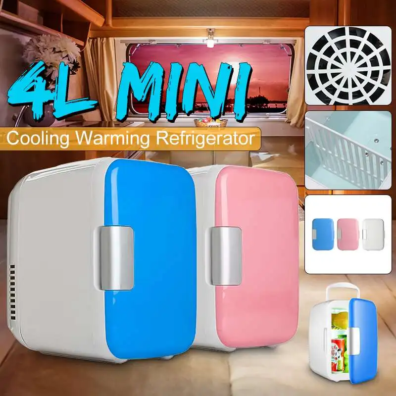 

Mini Portable 4L Refrigerator Fridge Freezer Cooler Warmer Auto Car outdoor use