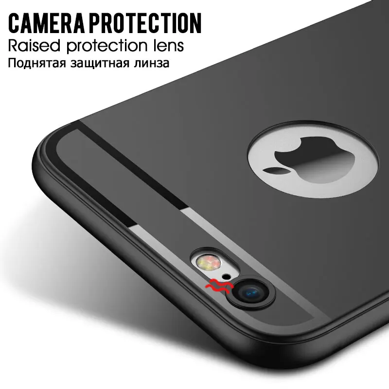 New phone shell for iPhone 7 the iPhone Case 6 TPU Silicone Case Ultra Thin Back Cover for 5 5s 6s se 6 8 Plus X XS Phone Cases