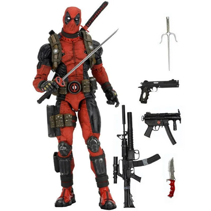 

Marvel Legends New X Trench Toys Pvc Deadpool 46cm 1/4 Action Figures Movie Model Avengers endgame Collectible Doll Gift Figma