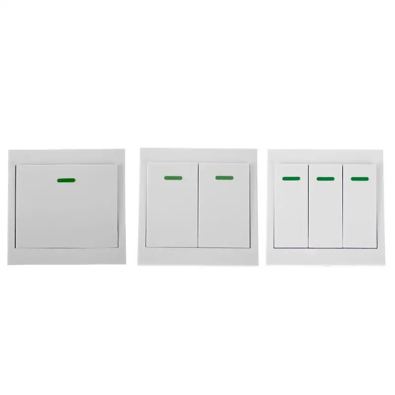 

86 Wall Panel Remote Transmitter 1 2 3 Button Sticky RF TX Smart Home Room Living Room Bedroom Wireless Remote 315mhz433Mhz