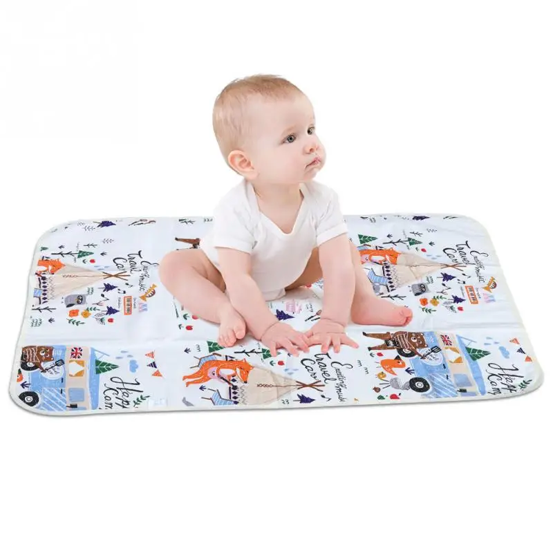 

60 * 90cm Cotton Changing Diapers Mat Travel Covers Waterproof Pad Breathable Newborn Baby Mattress Urine Infant Diaper Pad