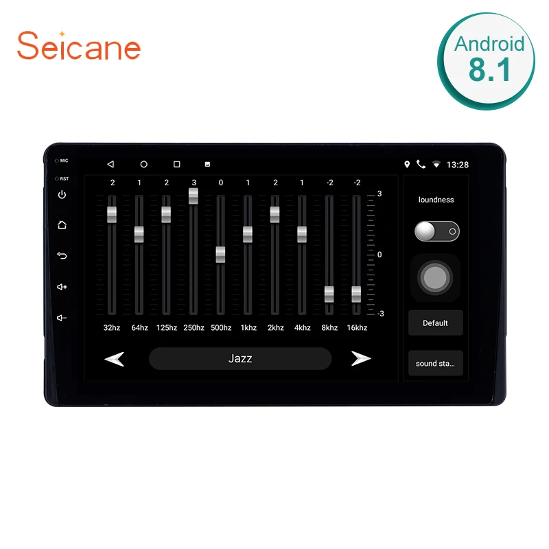 Автомагнитола Seicane 2din Android 8 1 9 дюймов Wi Fi GPS навигация мультимедийный плеер