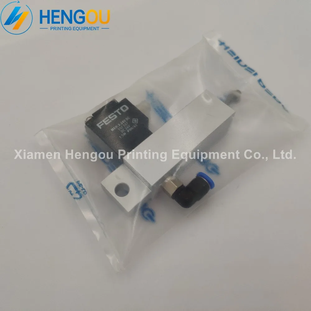 

2 pieces Solenoid valve G2.184.0040 cylinder offset SM52 SM74 PM74 spare parts