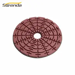 STLRENDA 1 шт 4 "100 мм мокрый Алмазные Полировочный шлифовальный диск роторный гибкие Abravise Pad 50/150/500/1000/1500 Грит для камня