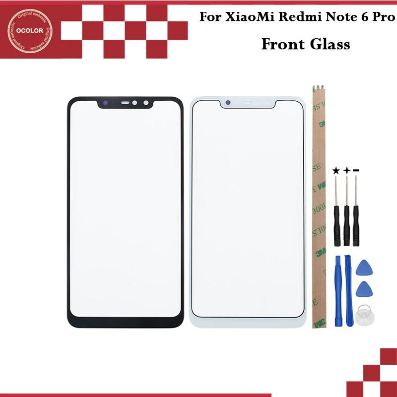 Ocolor для Xiaomi Redmi Note 6 Pro внешний сенсорный экран стеклянная панель подходит замены с