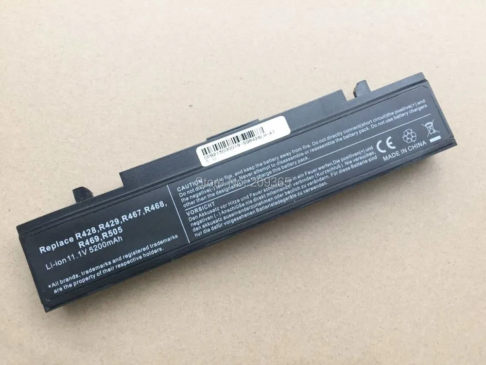 Фото Новый аккумулятор для ноутбука Samsung RV510 RV511 RV515 RV711 AA-PB9NS6B AA-PB9NC6W AA-PB9NC5B Black №3