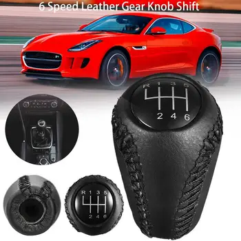 

[Original] 6 Speed Leather Gear Knob Stick Shift For MAZDA 3 BK BL / 5 CR CW/ 6 II GH Manual Car Gear Shift Knob Handle Stick