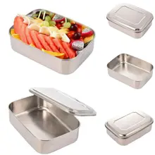 Портативный из нержавеющей стали для хранения пикника Кемпинг Ланч-бокс пищевой контейнер столовая