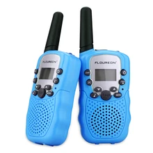 Floureon 8-канальный сетевой видеорегистратор Twin иди и болтай Walkie Talkie S UHF400-470MHZ 2-передающая радиоустановка 3 км Диапазон синего цвета