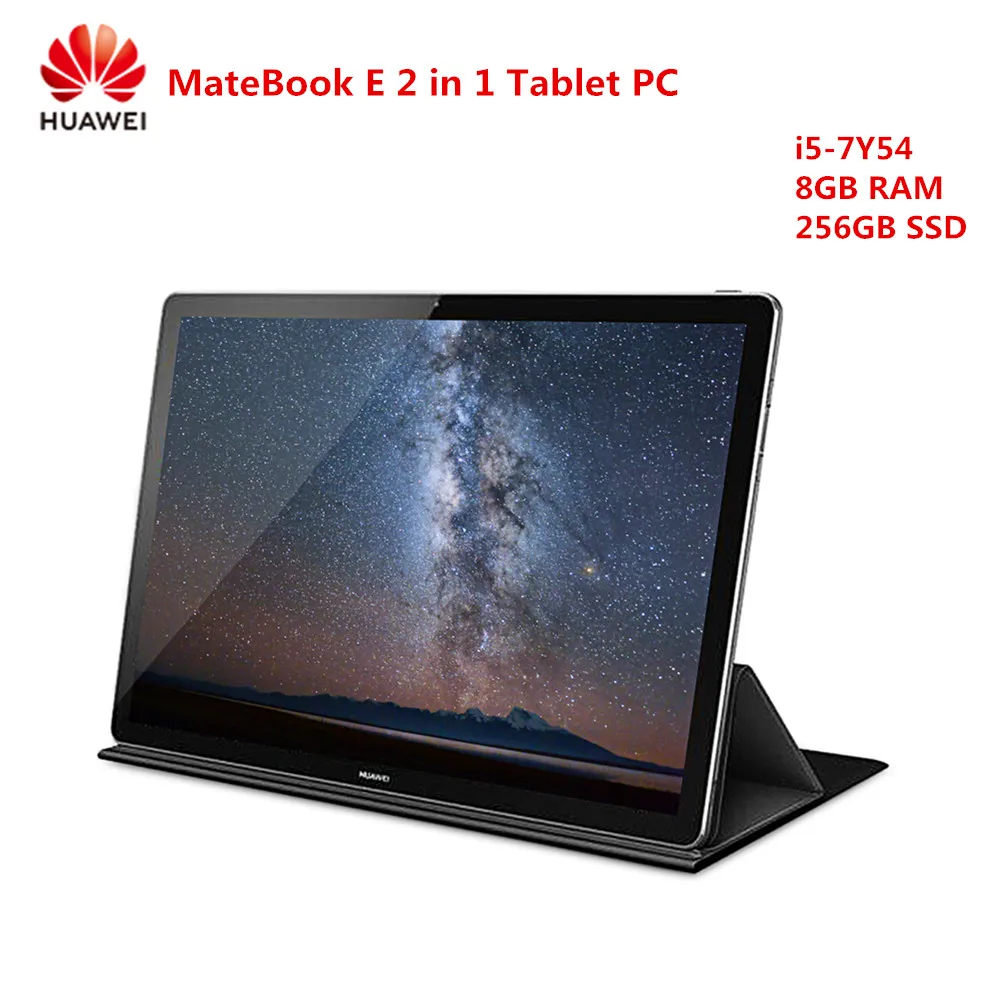

Clearance HUAWEI MateBook E BL - W19 2 In 1 12 Inch Windows 10 OS Laptop i5-7Y54 Dual Core 8GB LPDDR3 256GB SSD Notebook